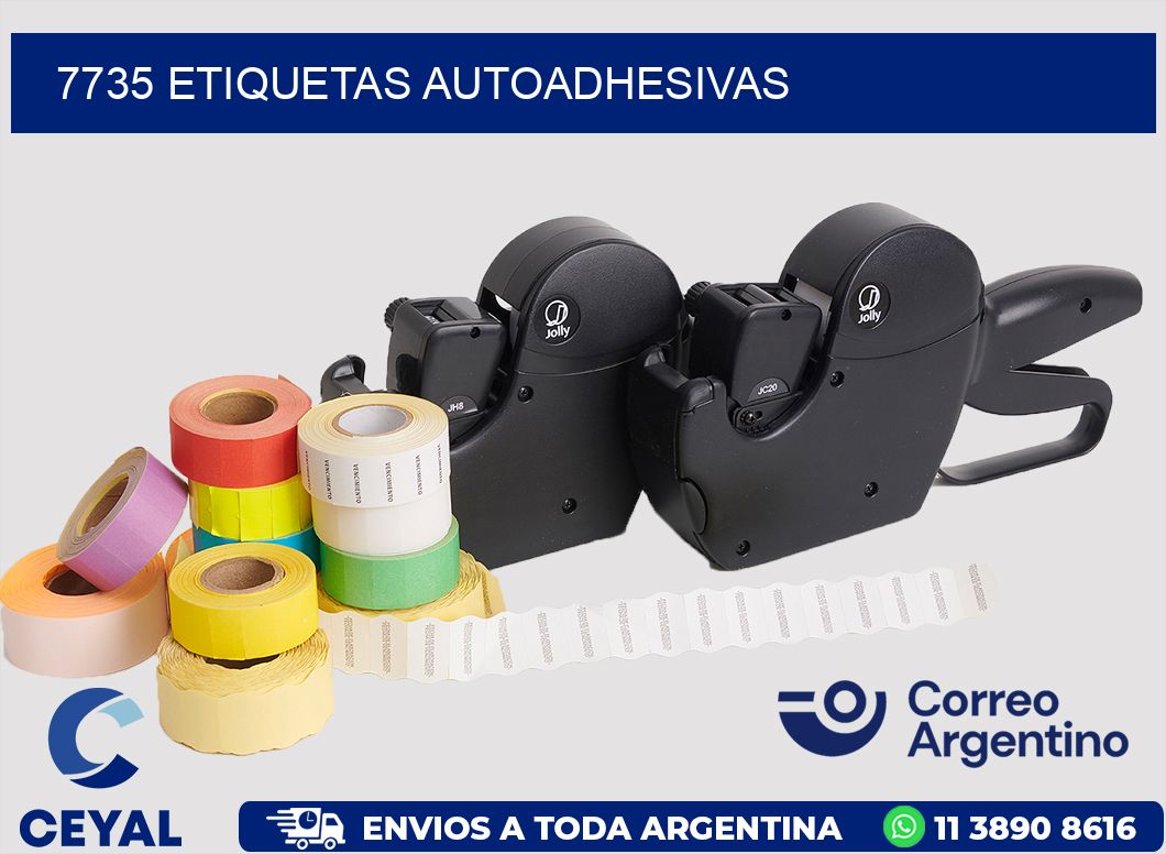 7735 ETIQUETAS AUTOADHESIVAS