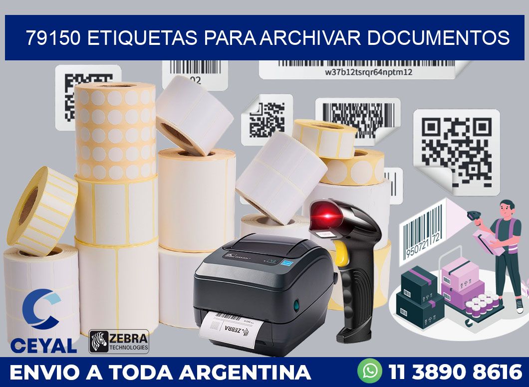 79150 ETIQUETAS PARA ARCHIVAR DOCUMENTOS