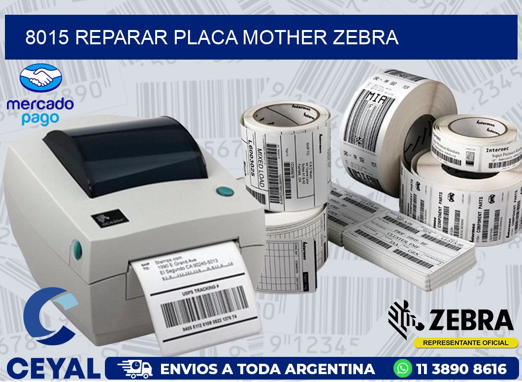 8015 REPARAR PLACA MOTHER ZEBRA