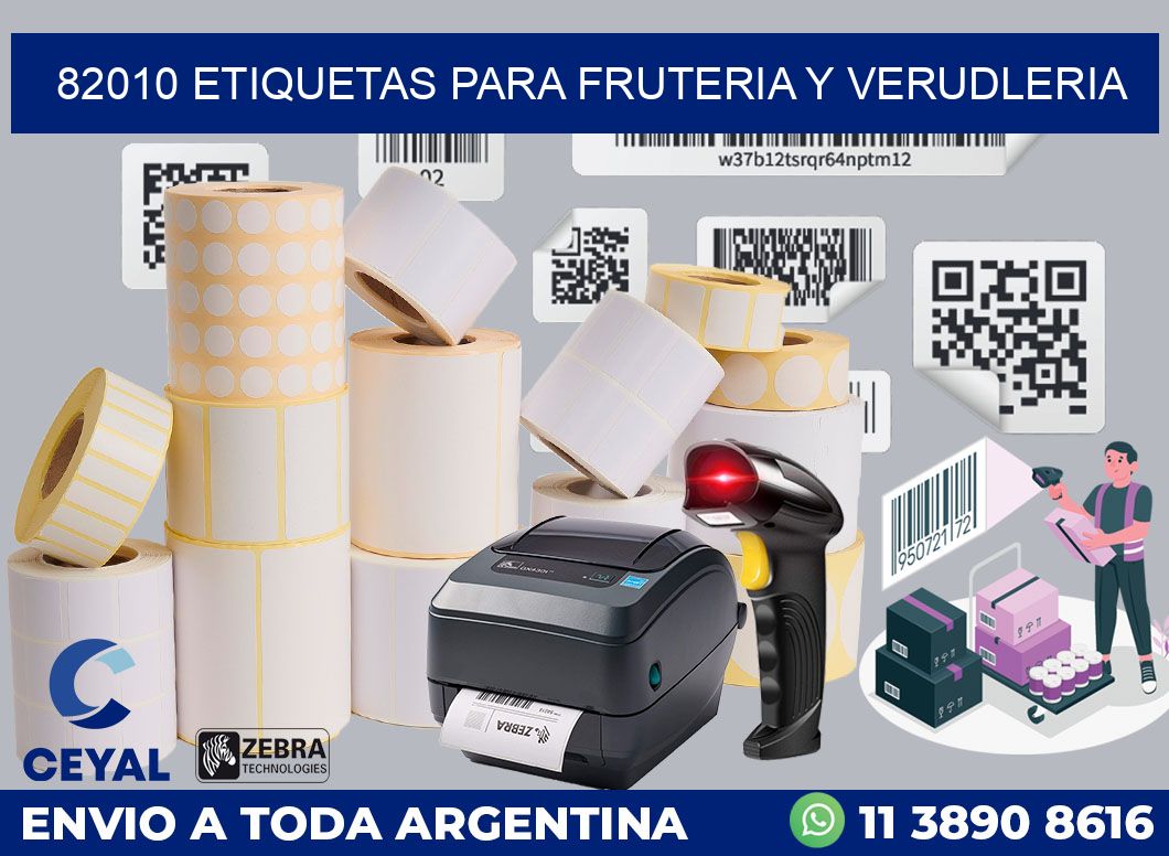 82010 ETIQUETAS PARA FRUTERIA Y VERUDLERIA