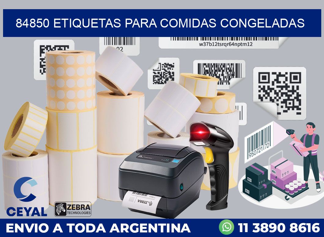 84850 ETIQUETAS PARA COMIDAS CONGELADAS