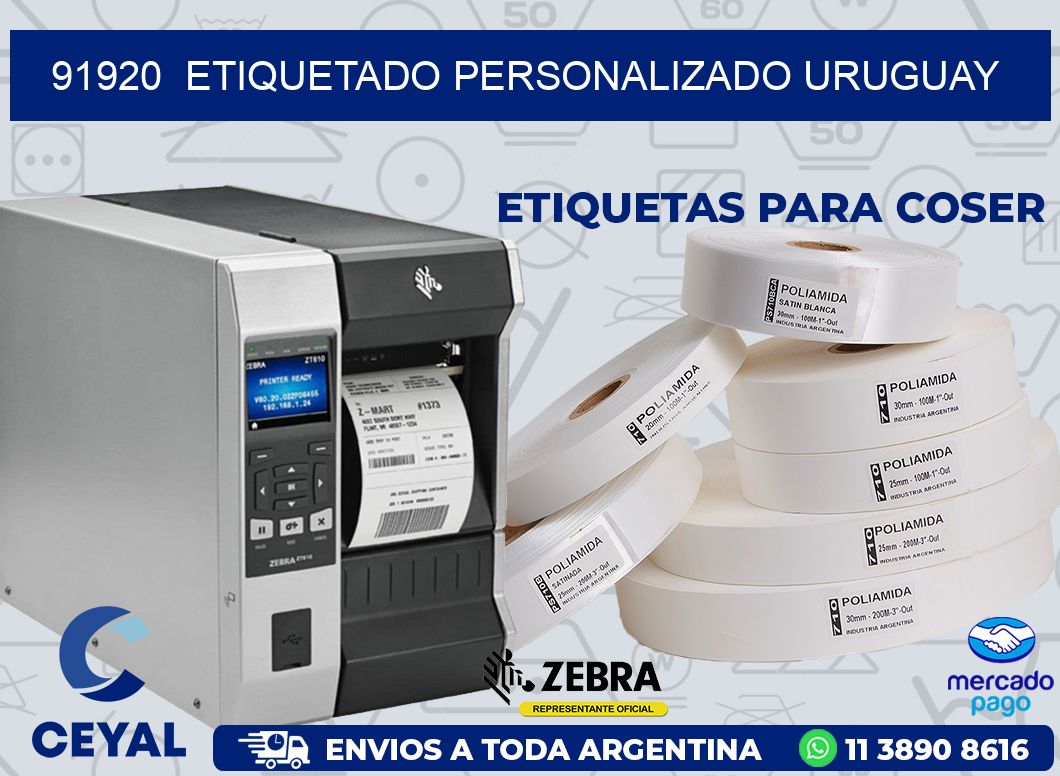 91920  ETIQUETADO PERSONALIZADO URUGUAY