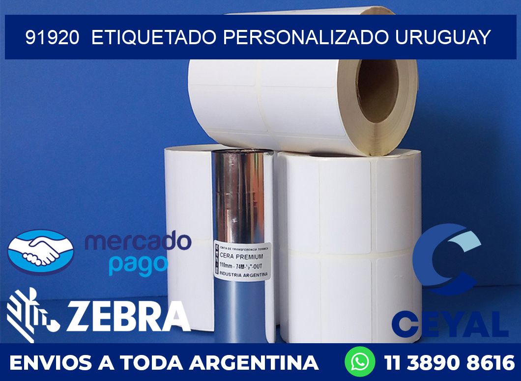 91920  ETIQUETADO PERSONALIZADO URUGUAY