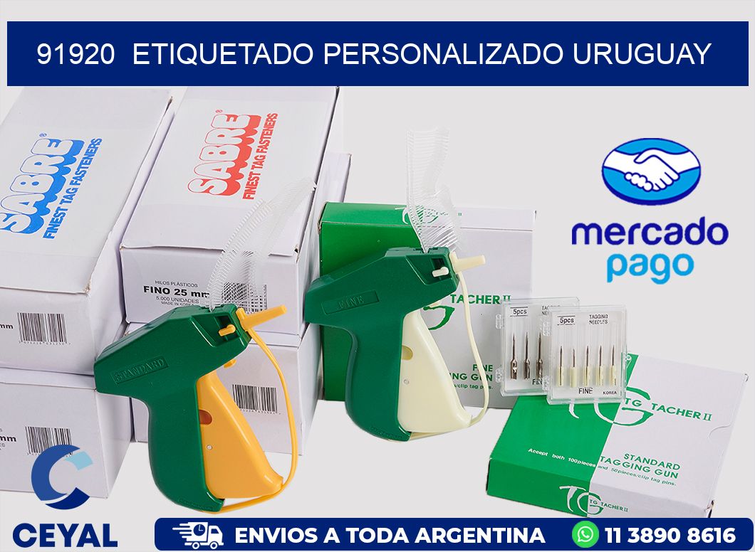 91920  ETIQUETADO PERSONALIZADO URUGUAY