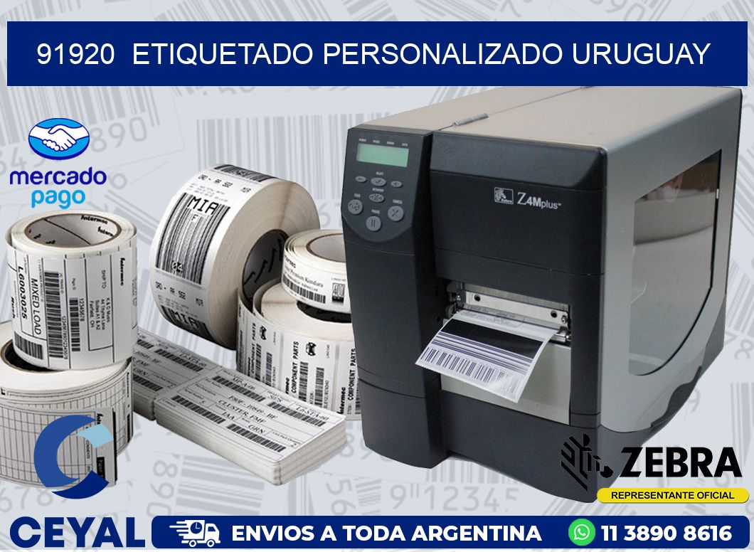 91920  ETIQUETADO PERSONALIZADO URUGUAY