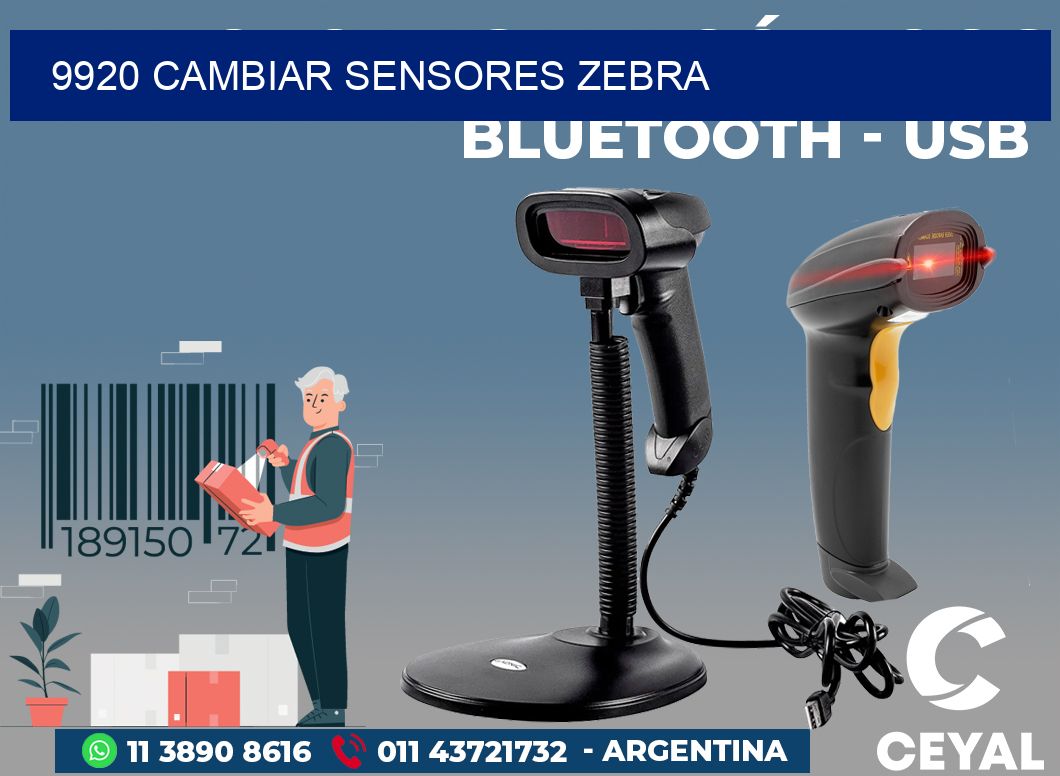 9920 CAMBIAR SENSORES ZEBRA