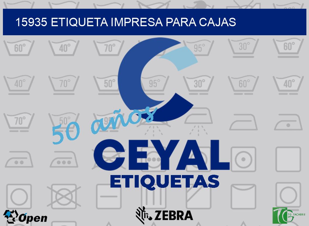15935 ETIQUETA IMPRESA PARA CAJAS