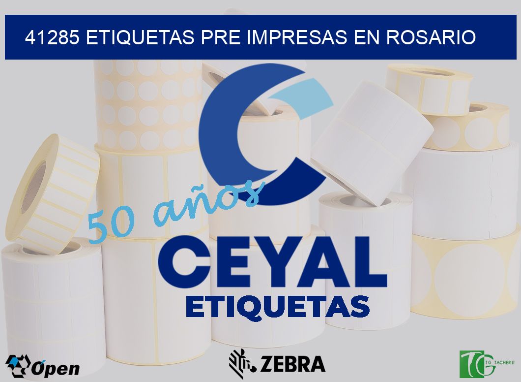41285 ETIQUETAS PRE IMPRESAS EN ROSARIO