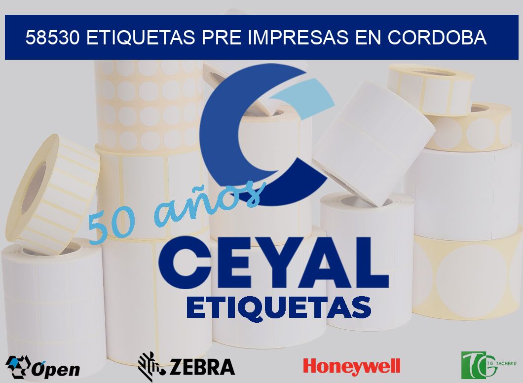 58530 ETIQUETAS PRE IMPRESAS EN CORDOBA