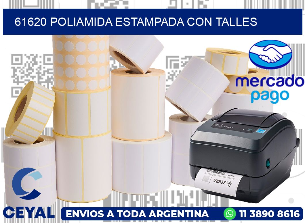 61620 POLIAMIDA ESTAMPADA CON TALLES