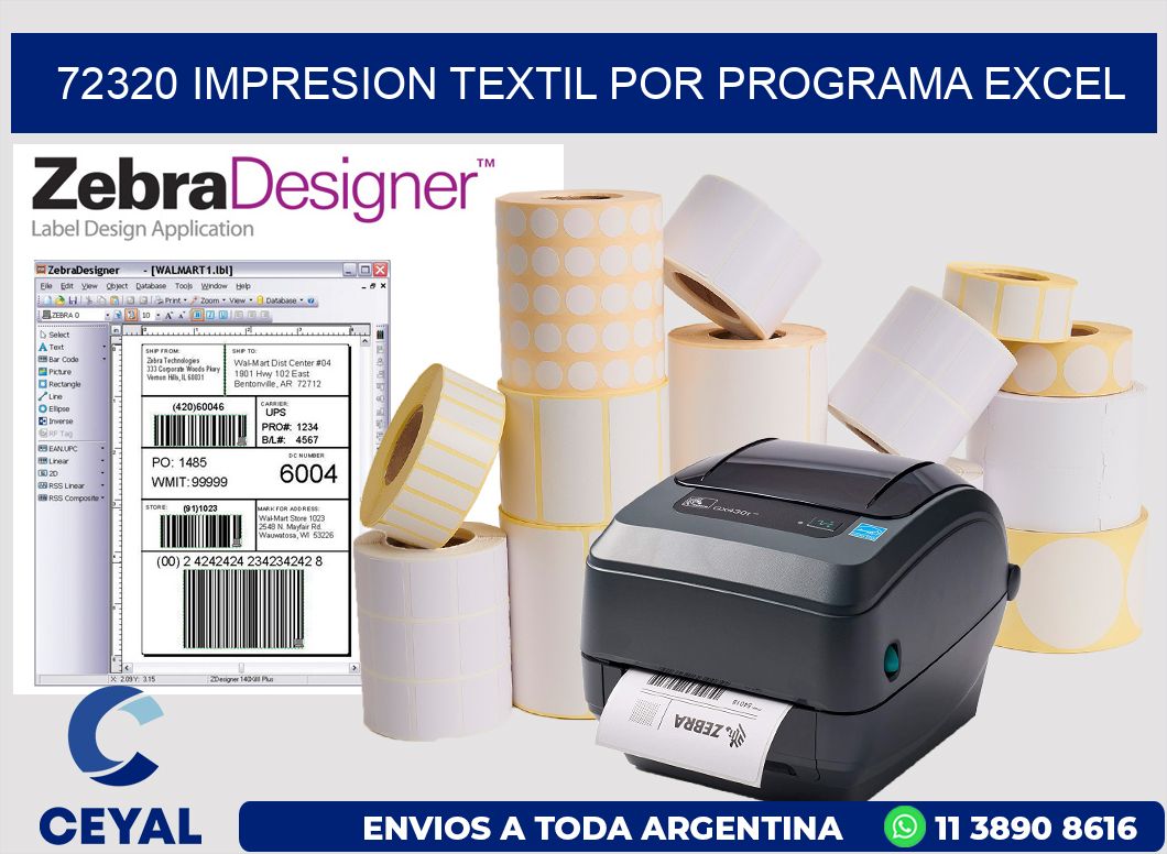 72320 IMPRESION TEXTIL POR PROGRAMA EXCEL
