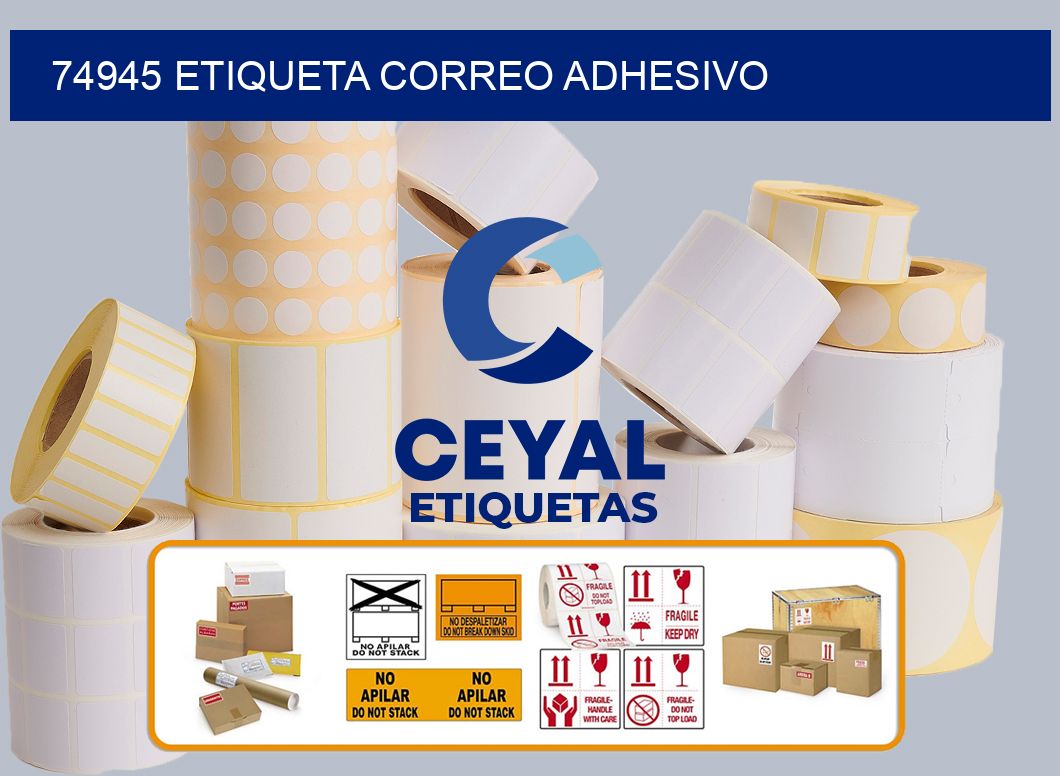 74945 ETIQUETA CORREO ADHESIVO