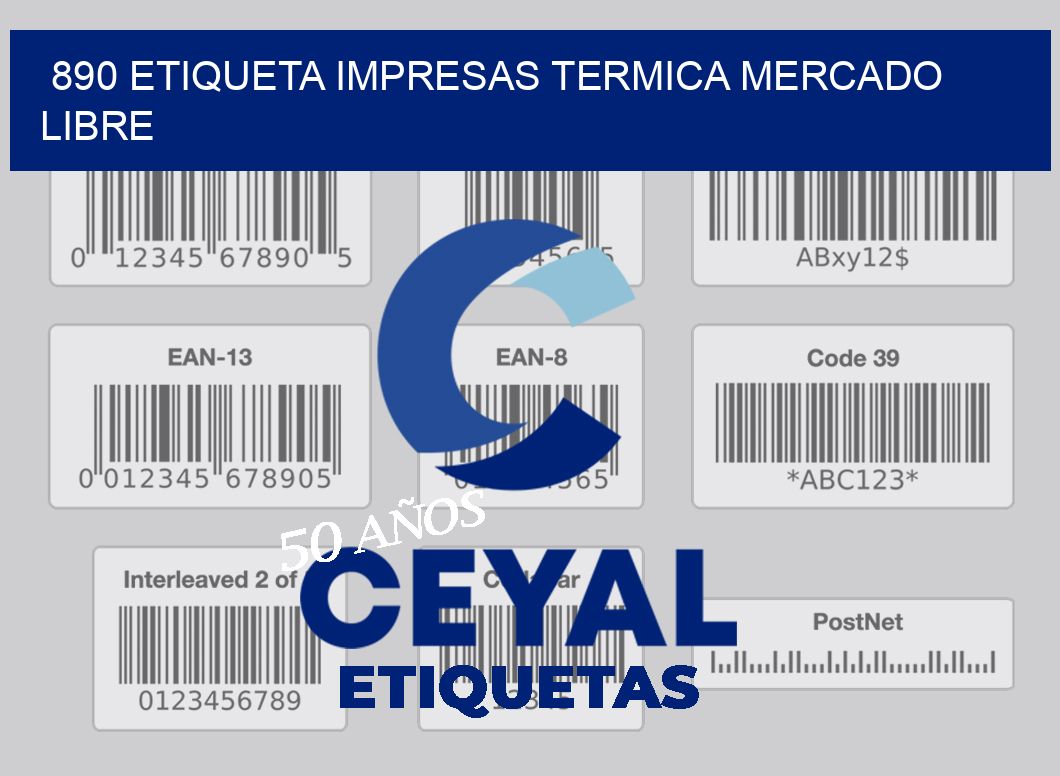 890 ETIQUETA IMPRESAS TERMICA MERCADO LIBRE