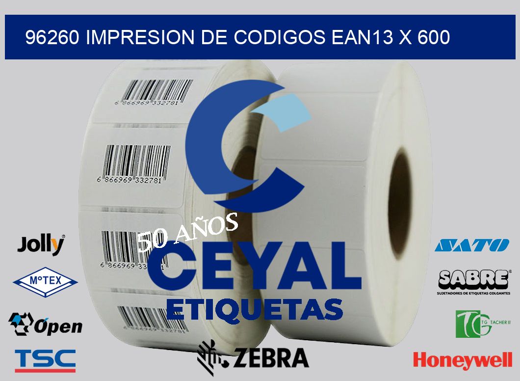 96260 impresion de codigos EAN13 x 600