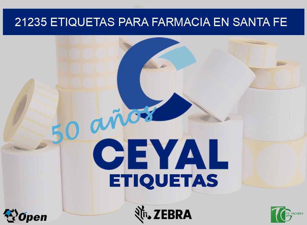 21235 ETIQUETAS PARA FARMACIA EN SANTA FE