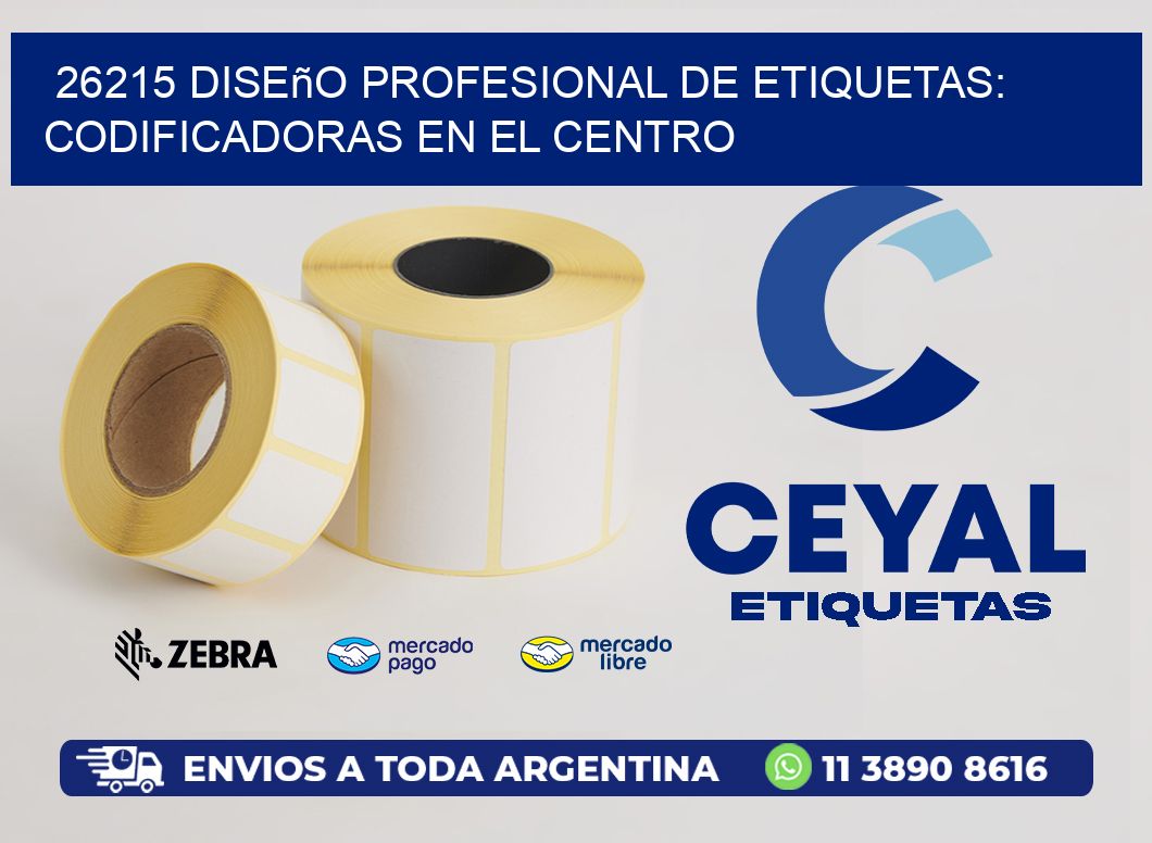 26215 Diseño Profesional de Etiquetas: Codificadoras en el Centro