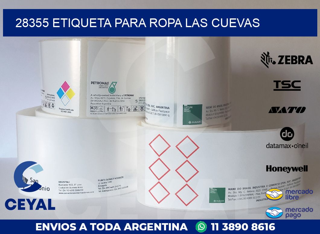 28355 ETIQUETA PARA ROPA LAS CUEVAS