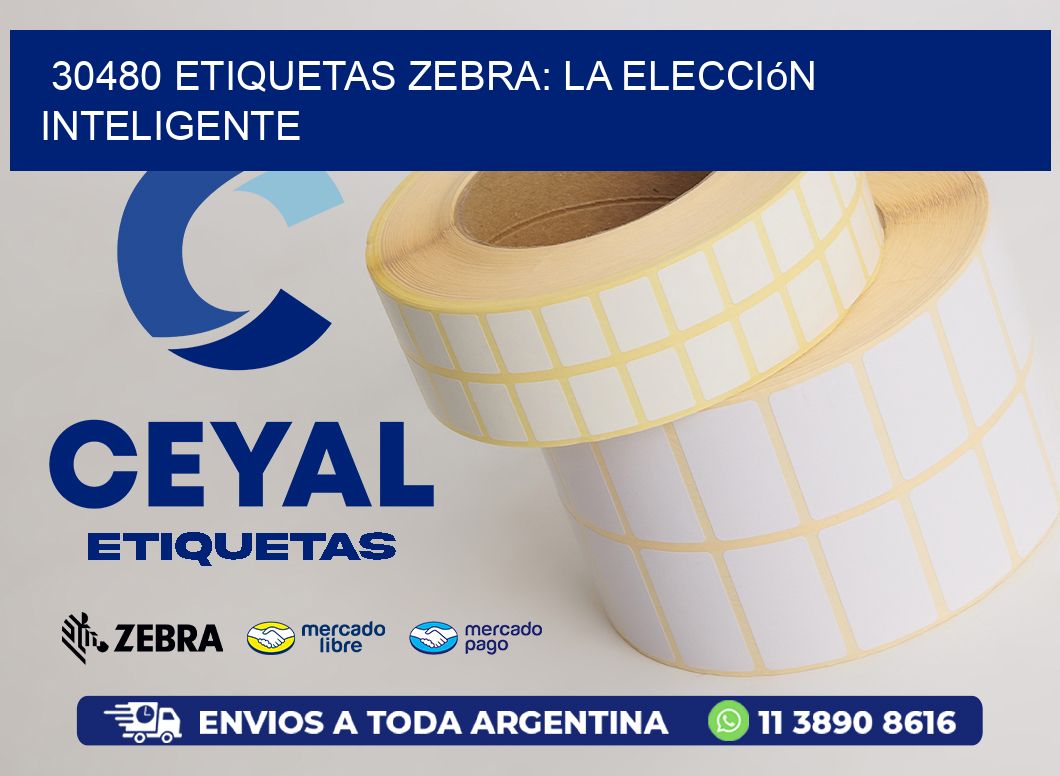 30480 Etiquetas Zebra: La Elección Inteligente