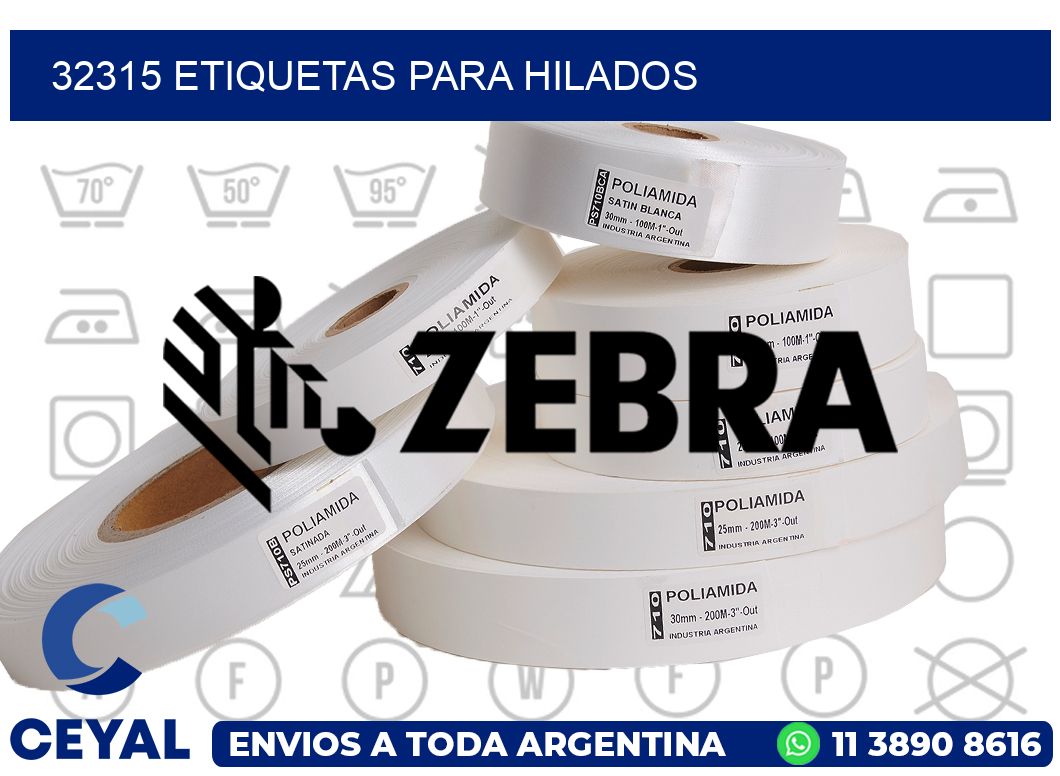 32315 ETIQUETAS PARA HILADOS