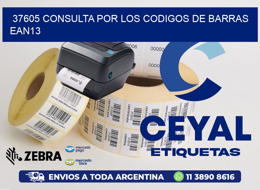 37605 CONSULTA POR LOS CODIGOS DE BARRAS EAN13