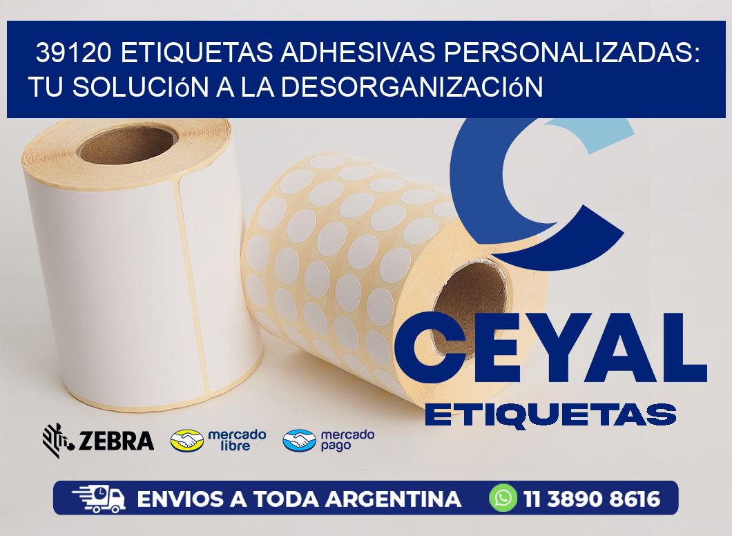 39120 Etiquetas Adhesivas Personalizadas: Tu Solución a la Desorganización