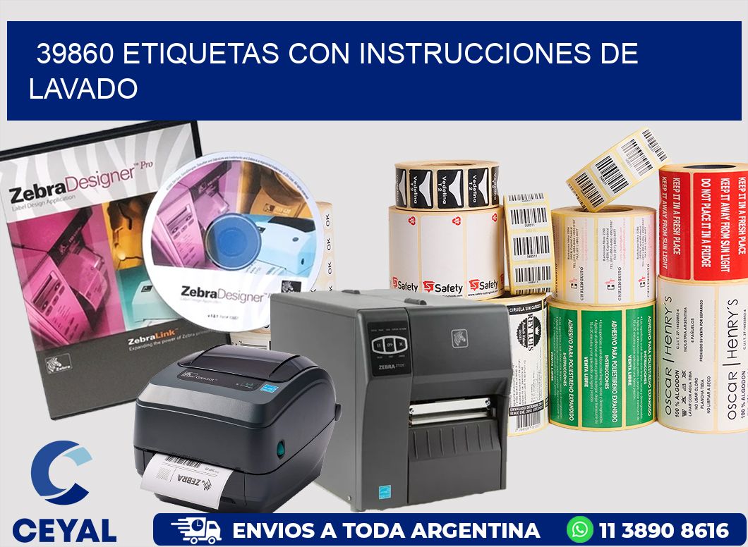 39860 ETIQUETAS CON INSTRUCCIONES DE LAVADO