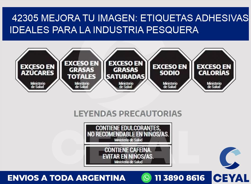 42305 MEJORA TU IMAGEN: ETIQUETAS ADHESIVAS IDEALES PARA LA INDUSTRIA PESQUERA
