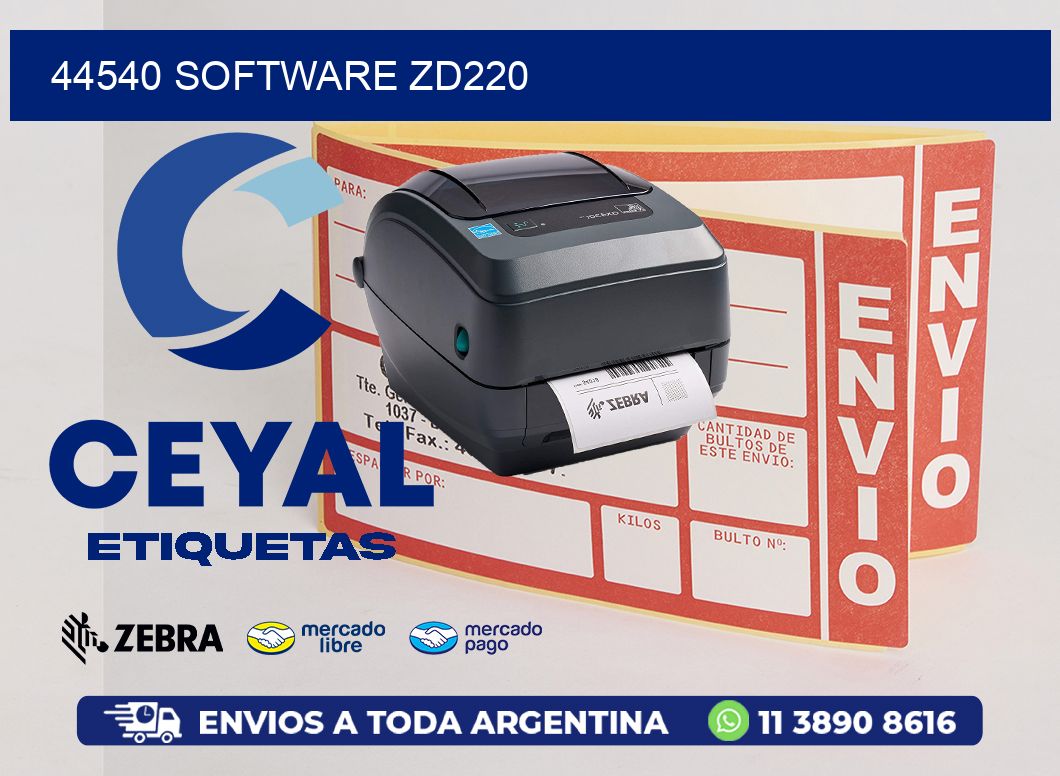 44540 SOFTWARE ZD220