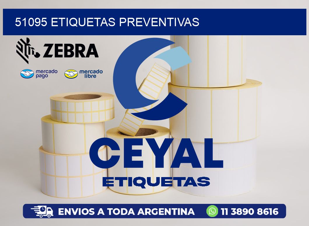 51095 etiquetas preventivas