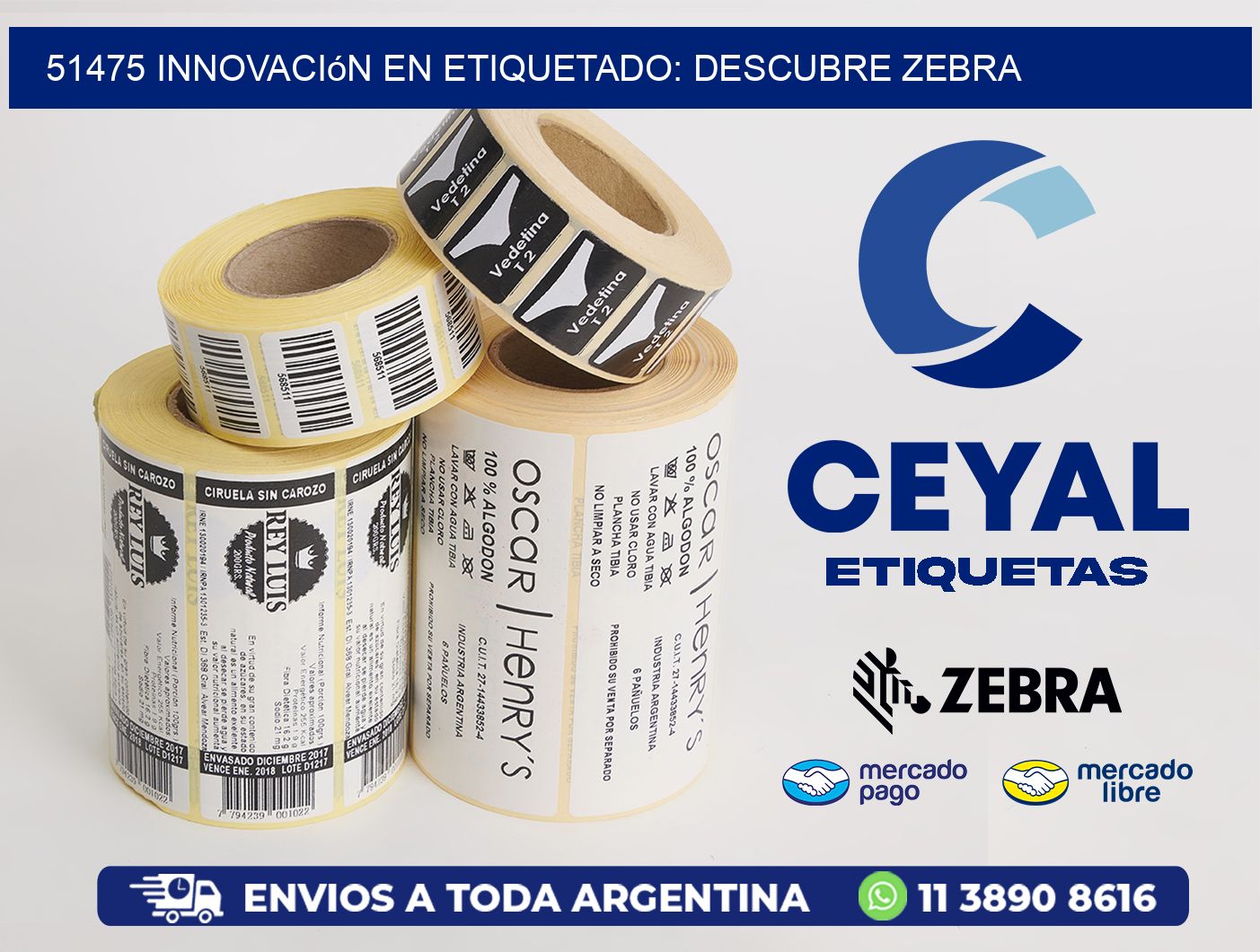 51475 Innovación en Etiquetado: Descubre Zebra
