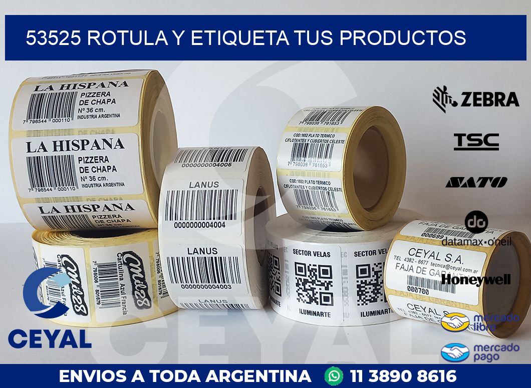53525 ROTULA Y ETIQUETA TUS PRODUCTOS