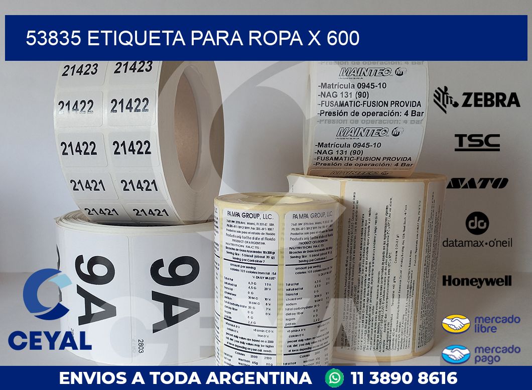 53835 ETIQUETA PARA ROPA X 600