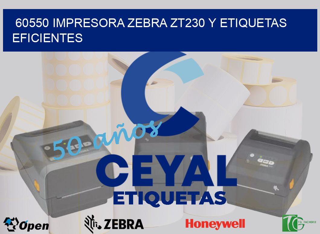 60550 Impresora Zebra ZT230 y Etiquetas Eficientes