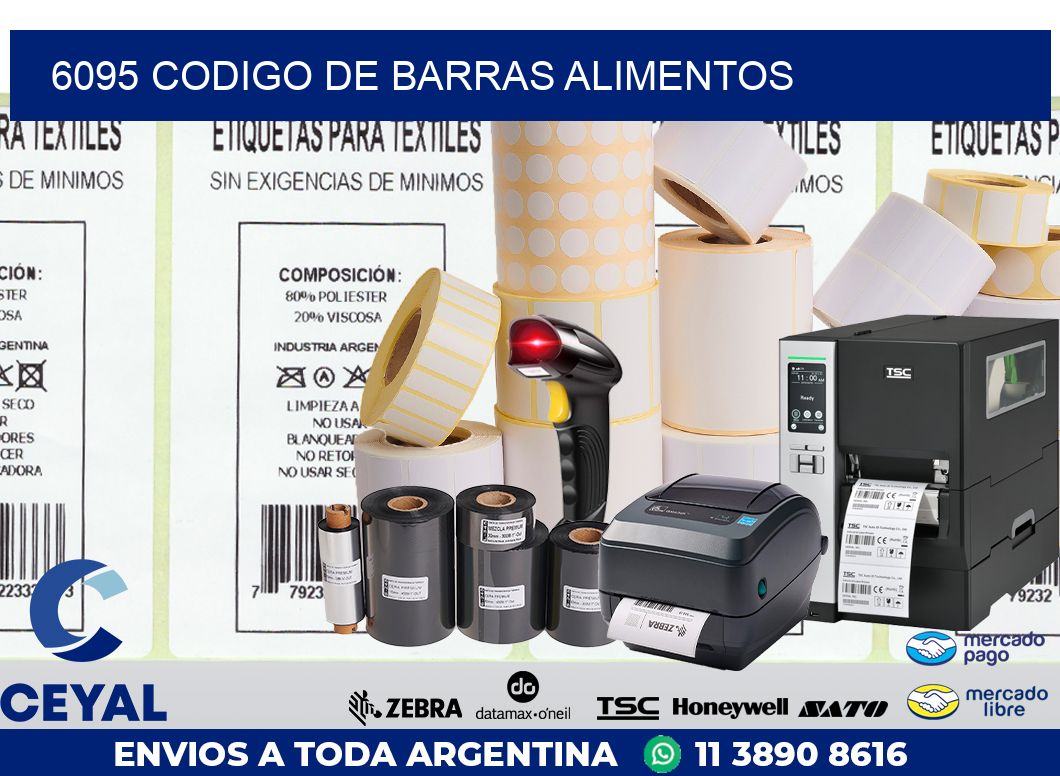 6095 CODIGO DE BARRAS ALIMENTOS
