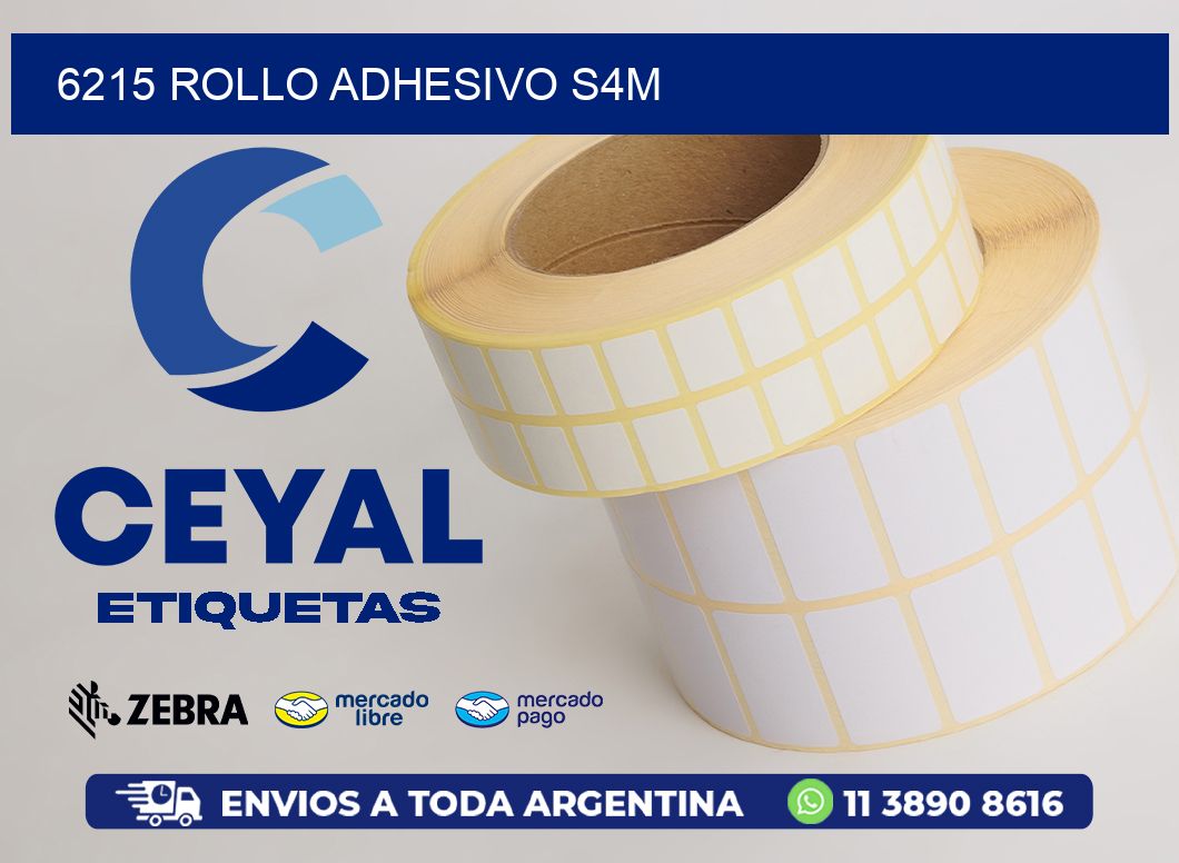 6215 ROLLO ADHESIVO S4M