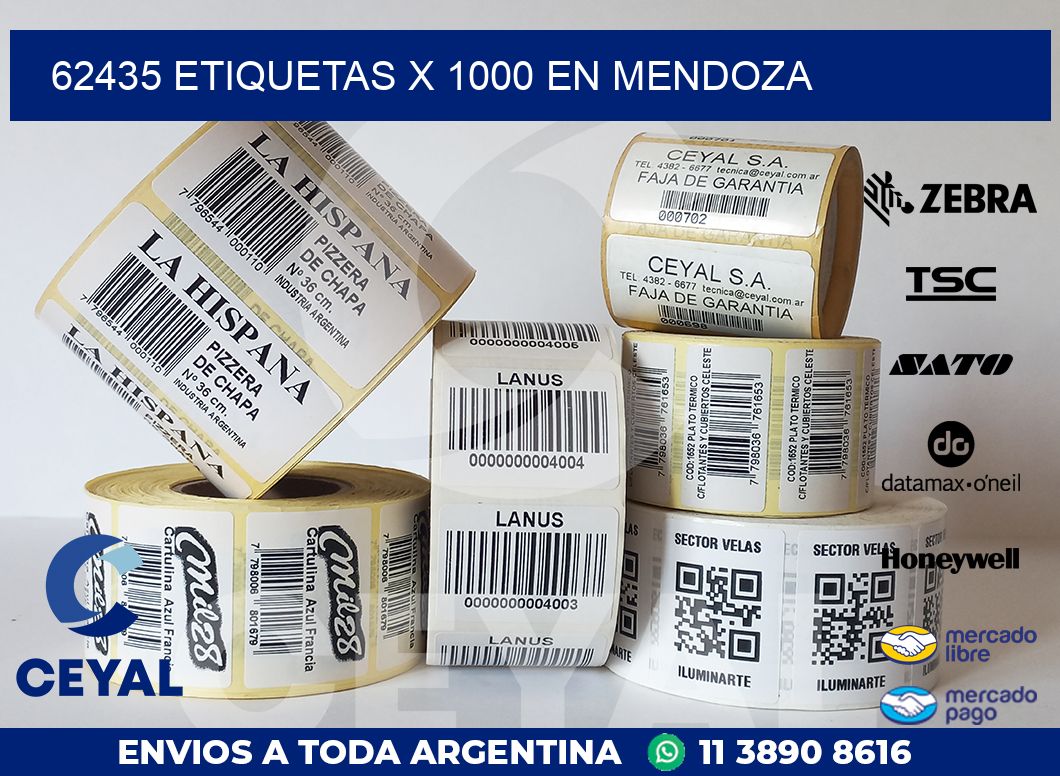 62435 ETIQUETAS X 1000 EN MENDOZA