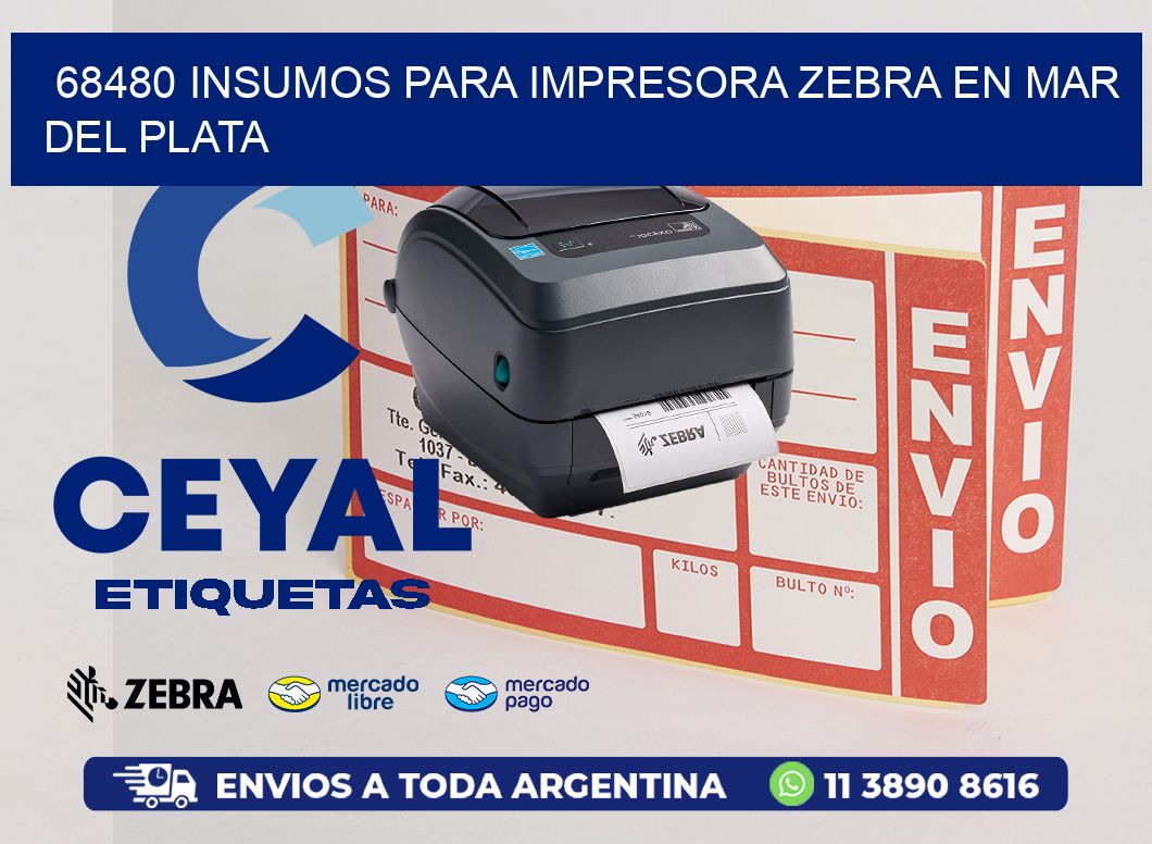 68480 INSUMOS PARA IMPRESORA ZEBRA EN MAR DEL PLATA