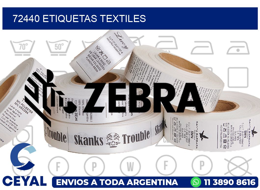 72440 ETIQUETAS TEXTILES