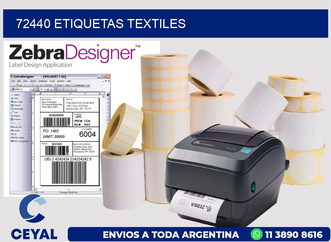 72440 ETIQUETAS TEXTILES