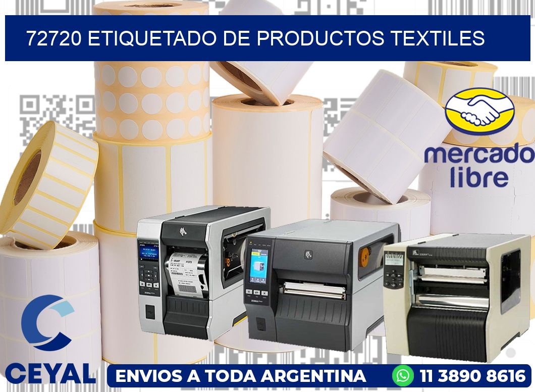 72720 ETIQUETADO DE PRODUCTOS TEXTILES