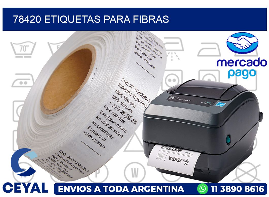 78420 ETIQUETAS PARA FIBRAS