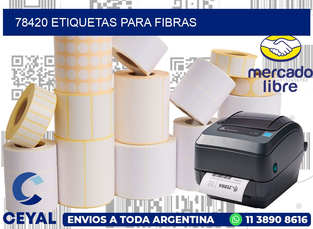 78420 ETIQUETAS PARA FIBRAS