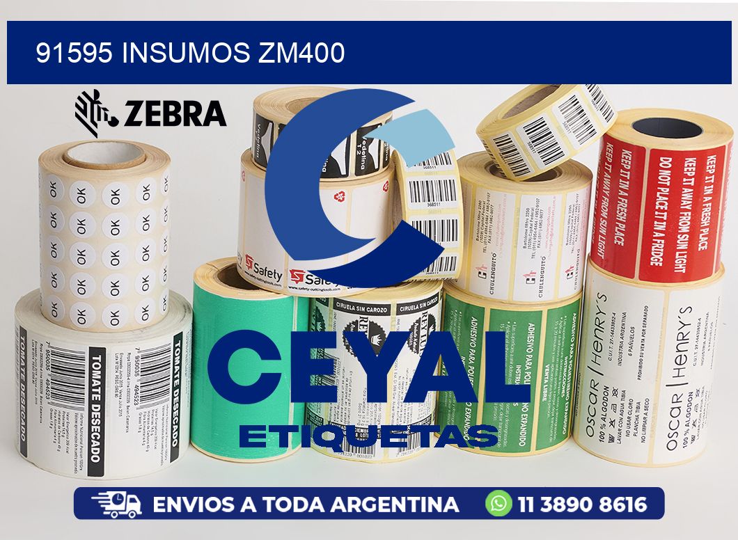 91595 INSUMOS ZM400
