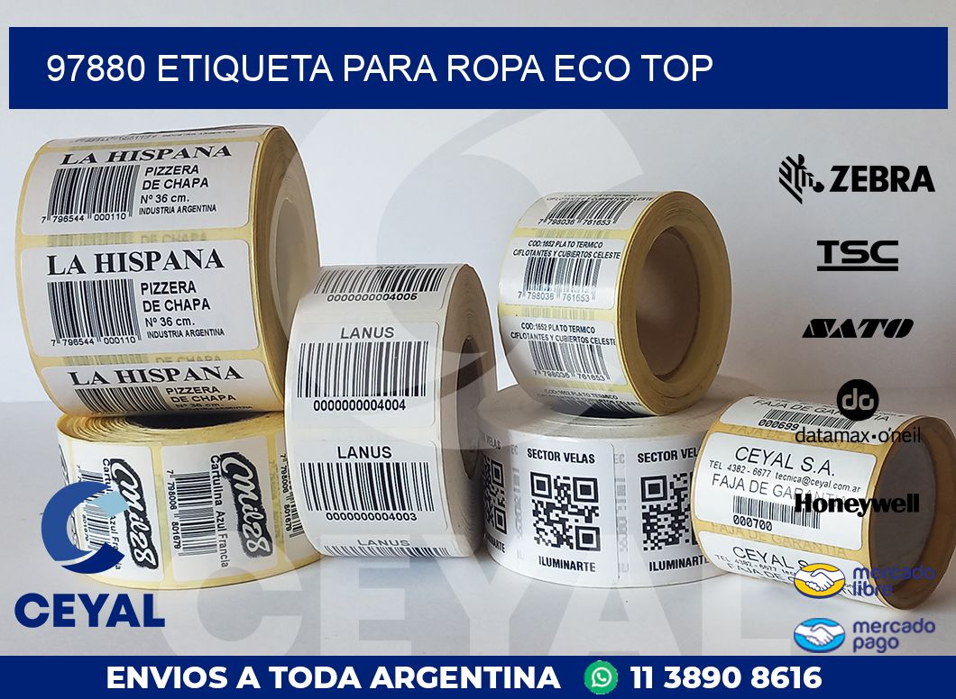 97880 ETIQUETA PARA ROPA ECO TOP