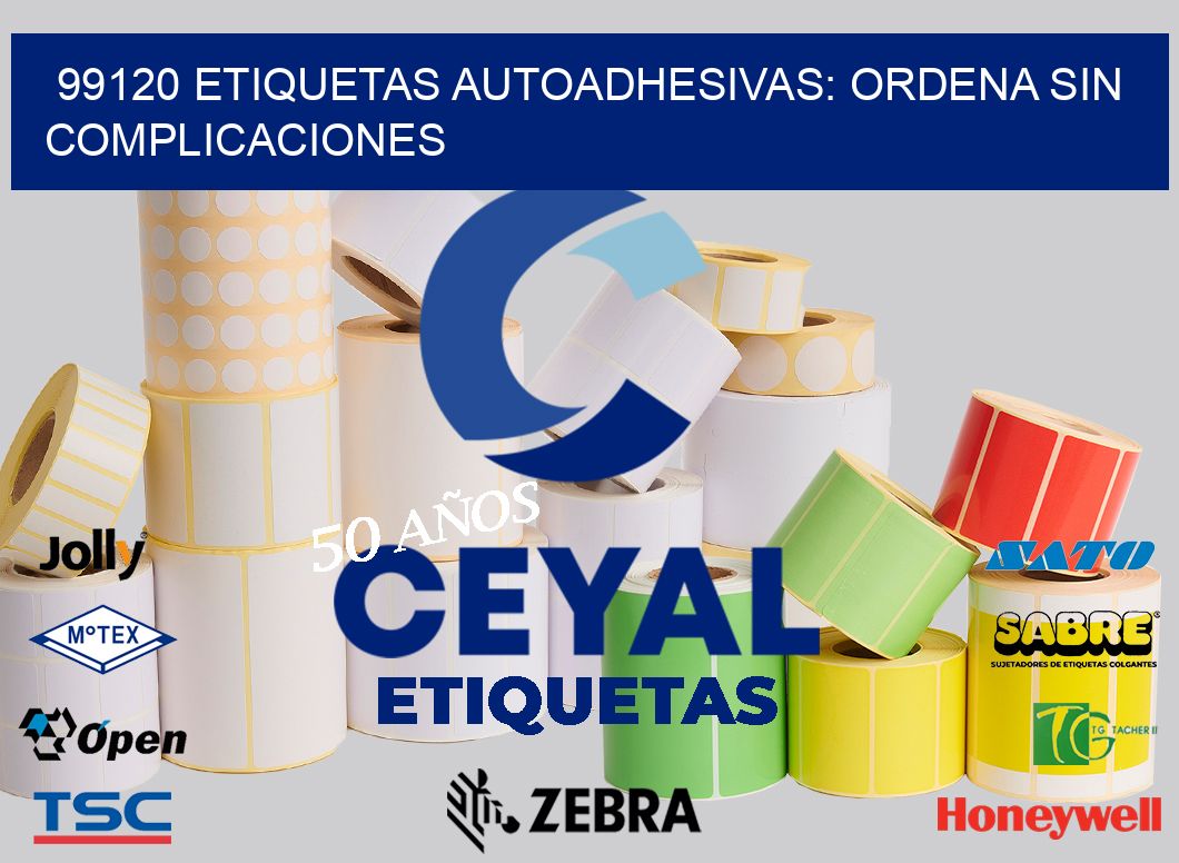 99120 Etiquetas Autoadhesivas: Ordena sin Complicaciones