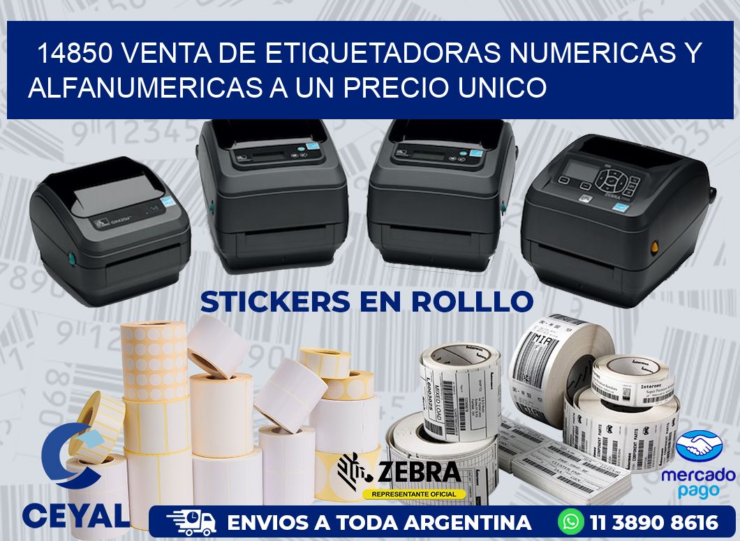 14850 VENTA DE ETIQUETADORAS NUMERICAS Y ALFANUMERICAS A UN PRECIO UNICO