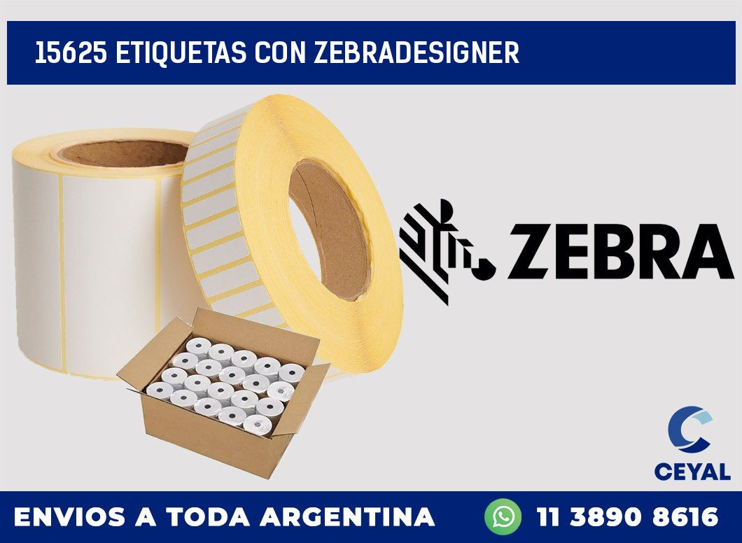 15625 ETIQUETAS CON ZEBRADESIGNER