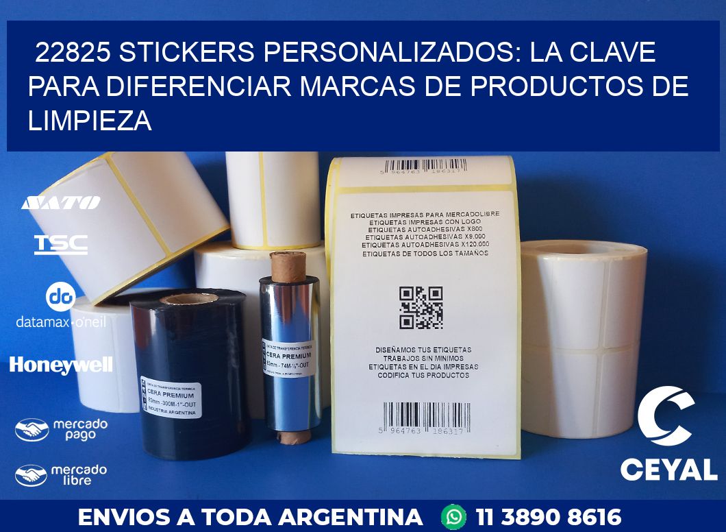 22825 STICKERS PERSONALIZADOS: LA CLAVE PARA DIFERENCIAR MARCAS DE PRODUCTOS DE LIMPIEZA