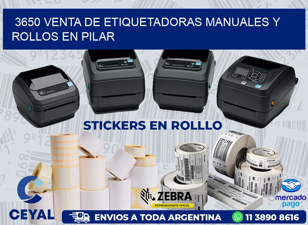 3650 VENTA DE ETIQUETADORAS MANUALES Y ROLLOS EN PILAR