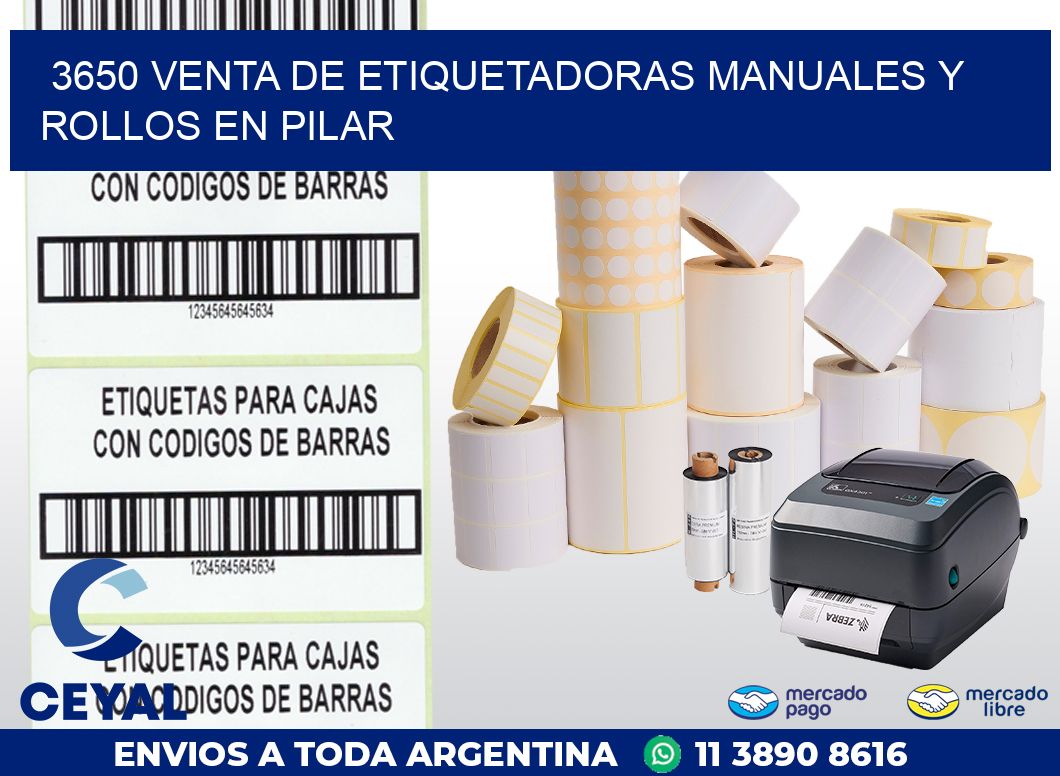 3650 VENTA DE ETIQUETADORAS MANUALES Y ROLLOS EN PILAR